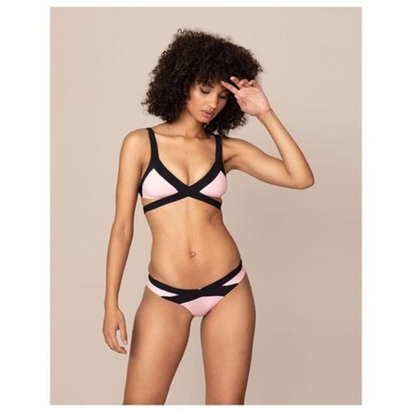 Agent Provocateur Mazzy Black/Pink bikini - Picture 1 of 6